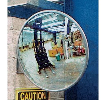Wide angled mirror SR 600, for inside and outside, manufactured from synthetic materials, round